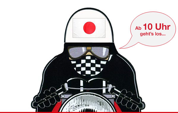 Treffen für japanische Motorräder bis 1986